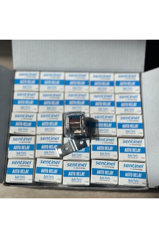 Sentinel Mini Röle Şeffaf 12v 40a 5p 87a Ledli 25 Adet