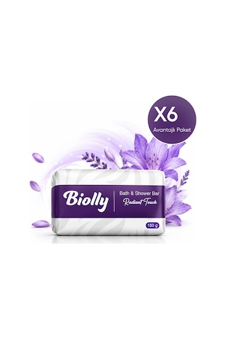 Biolly Radiant Touch Katı Sabun 150 Gr 48'li Paket Diğer Biolly Radiant Touch Katı Sabun 150 Gr 48'li Paket Diğer