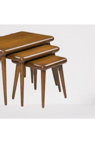 Zigon Osm Class Tabla Ayak Sehpa Parlak Ceviz Ahşap Kayın Torna Ayakel Yapım Kutuda Sevk