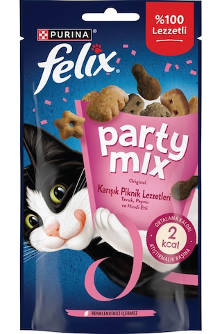 Felix Party Mix Karışık Piknik Lezzetleri Kedi Ödül Maması X8