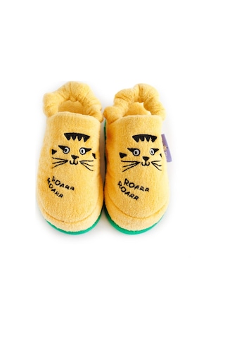 Milk & Moo Milk&moo Çocuk Ev Terliği Patenci Çita 5-6 Yaş Sarı