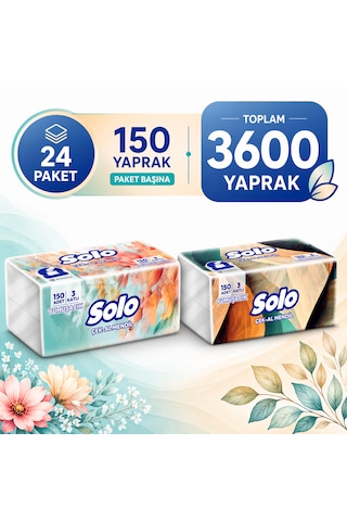 Solo Çek-Al Mendil 24 x 150'li