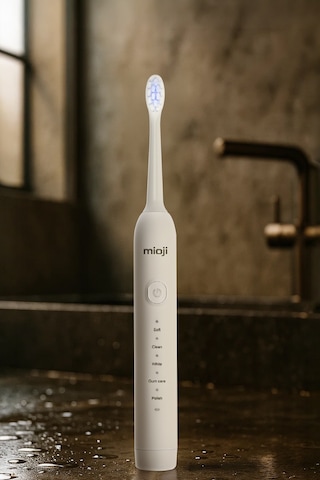Mioji Oral B1 Şarj Edilebilir IPX8 5 Modlu Diş Fırçası Beyaz + 3 Yedek Başlık