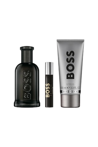 Hugo Boss Bottled Parfum 100 Ml + 10 Ml + 100 Ml Shower Gel Erkak Parfüm Seti Odunsu