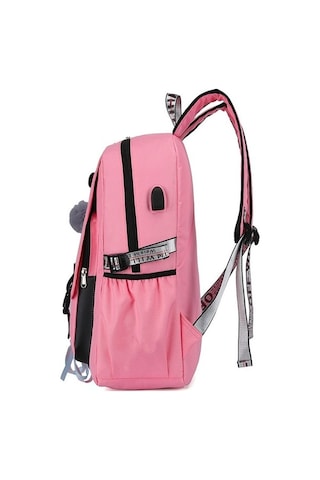 Createtech Zaman Yeşil Usb Spor Seyahat Çantası Hırsızlığa Korumalı Sırt Çantası Yeşil