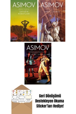 Şafağın Robotları Robot Serisi 3. Kitap + Vakıf Ve Dünya Vakıf Serisi 5. Kitap + Toz Gibi Yıldızlar Galaktik İmparatorluk Serisi 1