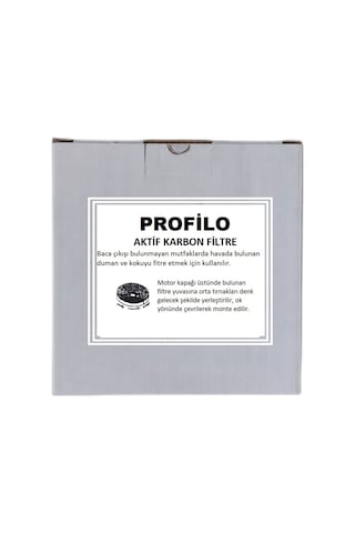 Profilo Dvk6j429 Uyumlu Aktif Karbon Davlumbaz Filtresi 1 Takım 2 Adet