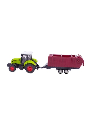 Oyuncak Traktör Balya Taşıyıcı Tarım Seti 26 Cm