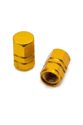 Alüminyum Sibop Kapağı 4'lü Set Gold Sarı