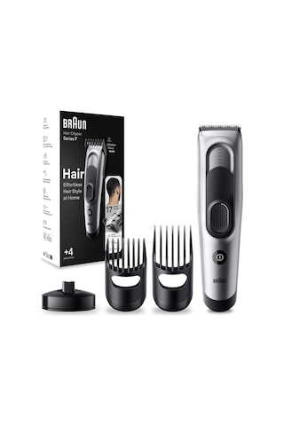 Braun Series 7 Hc7390, Erkekler İçin 17 Uzunluk Ayarına Sahip Saç Kesme Makinesi
