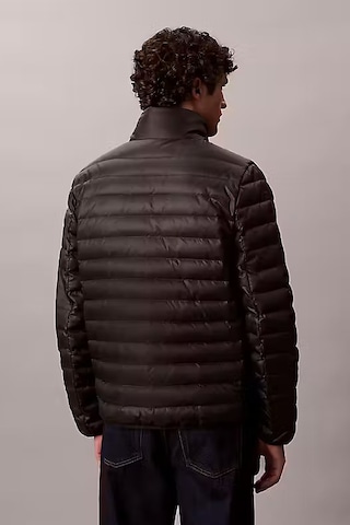 Erkek Regular Fit Kapitone Şişme Mont - Siyah Black