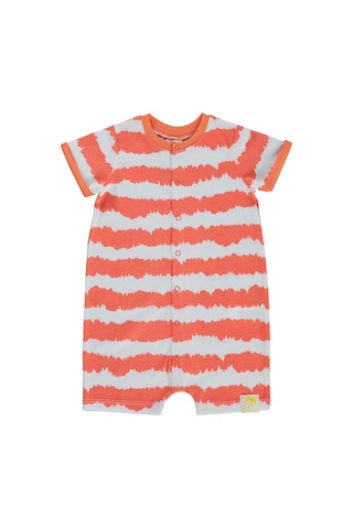 Civil Baby Dalga Desenli 6-18 Ay Tulum - Kırmızı Mercan