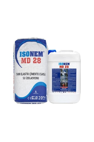 Isonem Md28 Tam Elastik Çimento Esaslı Su Izolasyonu 30 Kg