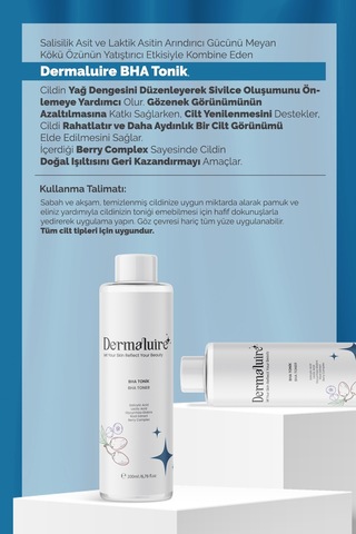 Dermaluire Bha Arındırıcı Tonik 200 ML