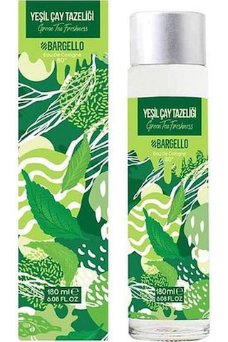 Bargello Yeşil Çay 180 Ml Cam Şişe Dökme Kolonya Edc - Mnms180edcyeş