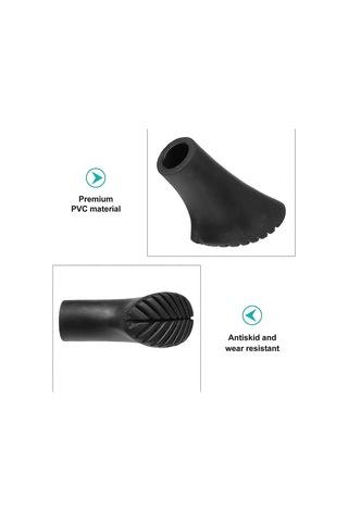 Yürüyüş Bastonları İçin 16 Adet Kauçuk Ayaklar Pvc Uçlar Kalınlaştırılmış Uç Koruyucular Çok Renkli