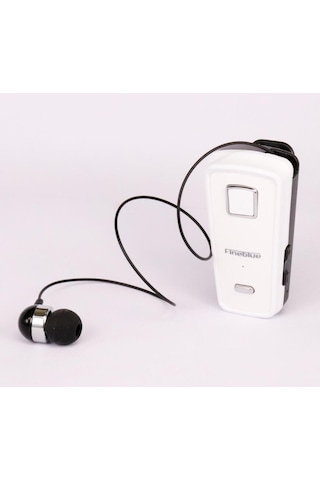 Fineblue F980 Makaralı Bluetooth Kulak İçi Kulaklık Beyaz