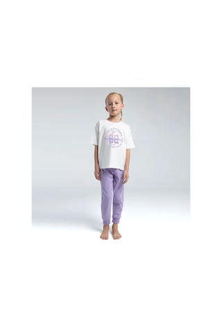 Rolypoly Roly Poly 2'li Pijama Takımı Rp3614 Beyaz-lila Beyaz -Lila