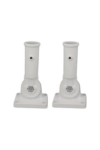 Kangvka Alüminyum Duvarlı Bayrak Direği Tutucu - 180 Derece Açılımlı, Ev/ofis İçin, Dayanıklı Malzeme, Kolay Kurulum