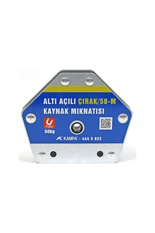 Çırak/50m Manyetik Kaynak Gönyesi 2 Adet 6 Açılı 50 Kg Kaynak Tutucu