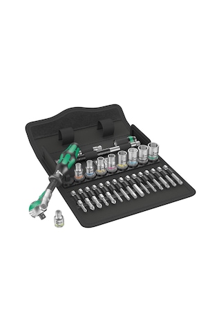 Wera 8100 SA6 Zyklop Cırcır 1/4" Lokma Bits Seti 05004016001