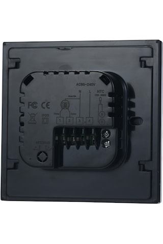 Vkemall Su Isıtma Kontrol Cihazı, 5a Güç, Dokunmatik Ekran, Tuya Wifi, Ev-ofis Okul Otel Uygun, Hc-t010-ga Siyah Model