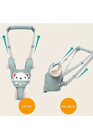 Tcherchi Bel Korumalı ve Düşmeyi Önleyici Çekiş Halatlı Bebek Yürüme Kemeri
