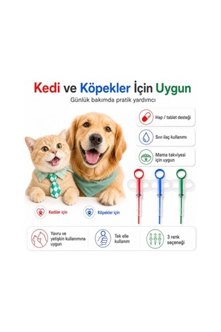 Hili Evcil Hayvan Hap Yutturma Aparatı