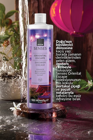Senses Oriental Escape Portakal Çiçeği Ve Paçuli Kokulu Duş Jeli 500ml Fresh