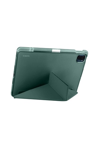 Xiaomi Mi Pad 5 Kılıf Kalem Bölmeli Stand Olabilen Standlı Tablet Kılıfı Kapaklı Kılıf