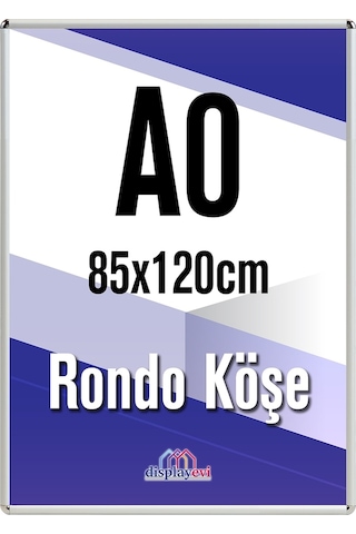 Alüminyum Çerçeve Rondo Köşe 85X120Cm A0