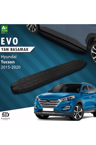 S-dizayn Hyundai Tucson 3 Evo Siyah Yan Basamak 173 Cm 2015-2020