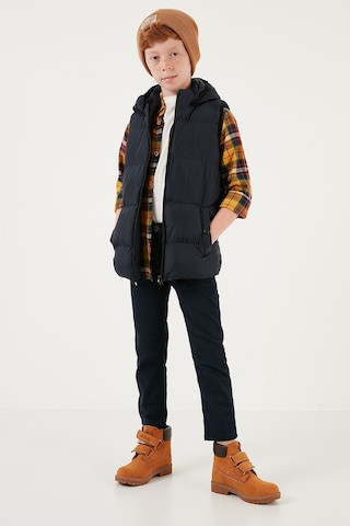 Lela Fermuarlı Kapüşonlu Cepli Şişme Unisex Çocuk Yelek 5761983 Lacivert