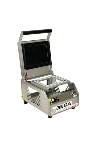 Besa Paslanmaz Tek Bölmeli Tabak Kapatma Makinesi Inox Besa Paslanmaz Tek Bölmeli Tabak Kapatma Makinesi Inox