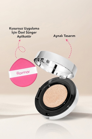 Flormar K-Spirit Cover Up Yüksek Kapatıcı & Uzun Süre Kalıcı Doğal Bitişli Fondöten 003 Lightsnd