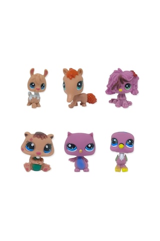 Pet Star Little 6'lı Sevimli Hayvanlar Figür Seti - 5 Minişler