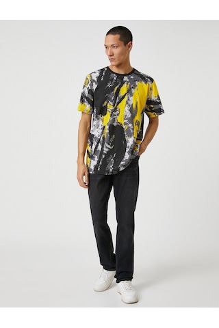 Koton Straight Fit Boru Paça Kot Pantolon - Mark Jean Siyah 3sam40024nd 3sam40024nd999 Siyah