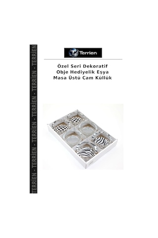 Özel Seri Dekoratif Obje Hediyelik Eşya Masa Üstü Cam Küllük Çok Renkli