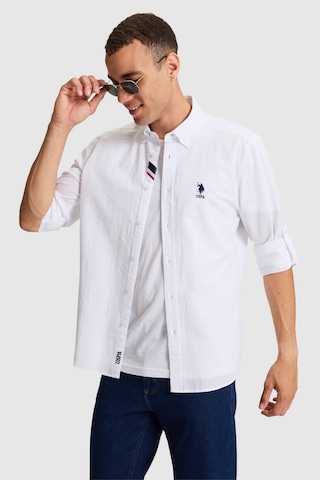 U.S. Polo Assn. U.s. Polo Assn. Erkek Beyaz Gömlek Basic 50324638-vr013