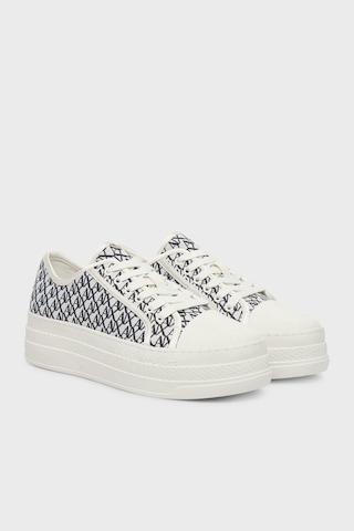 Armani Exchange Bayan Ayakkabı Xw002786 Af23055 Mz266 Beyaz-lacivert Beyaz - Lacivert