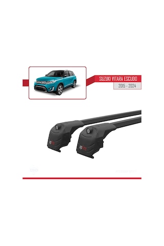 Suzuki Vitara / Escudo Ly 2015 Ve Sonrası İle Uyumlu Ace-2 Ara Atkı Tavan Barı Siyah