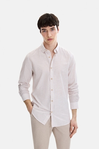 Backandbond Bej Regular Fit Modern Gömlek