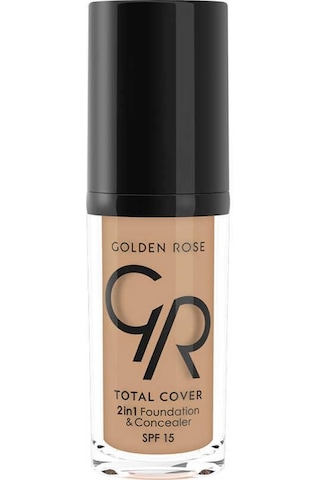 Golden Rose Total Cover 2 In 1 Fondöten ve Kapatıcı 18 Cappuccino