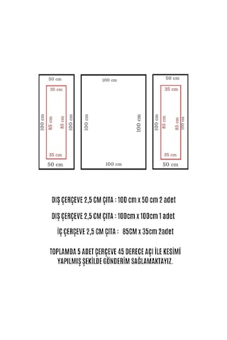 Decozza Montaja Hazır 2,5 Cm Boyanabilir Duvar Çıtası (527852232)