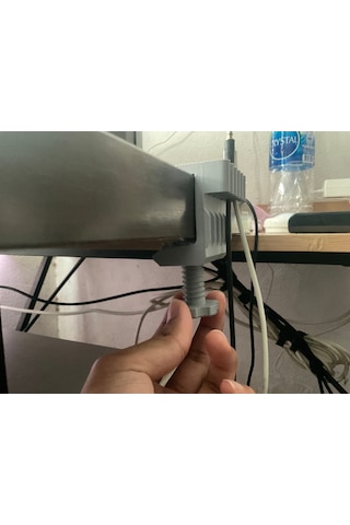 Masa Kenarı 5 Kanallı Kablo Düzenleyicisi - Şarj Kablosu Kulaklık Tutucu