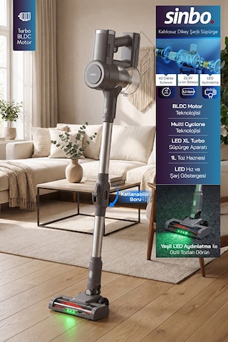 Sinbo SVC-8642 Kablosuz Dikey Süpürge