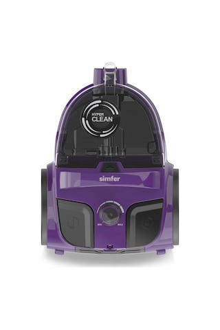 Simfer 6303 Hyper Clean Toz Torbasız Süpürge 800W Mor