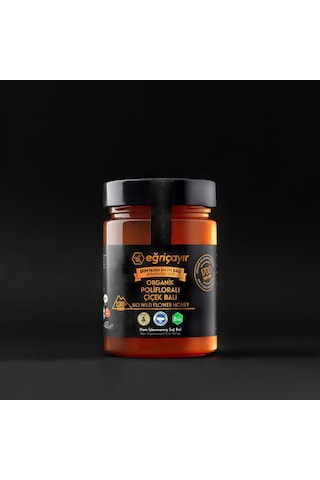 Eğriçayır Polifloralı Organik Çiçek Balı 450 G