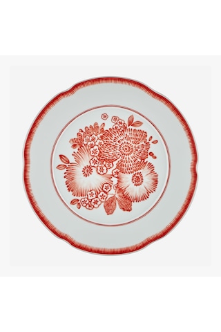 Turuncu Porselen Yemek Tabağı 29 Cm
