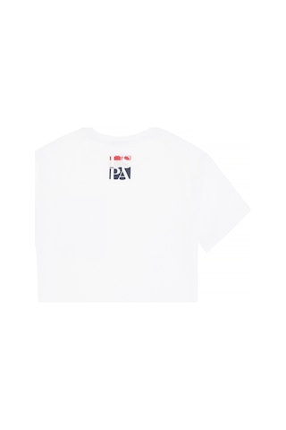 U.S. Polo Assn. Erkek Çocuk Beyaz Bisiklet Yaka Tişört 50295428-VR013